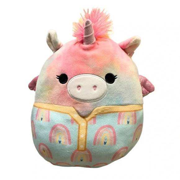 Squishmallow Official Kellytoy Collectible Pajama Squad Jaime The Pegasus 8 Inch - Picture 1 of 8